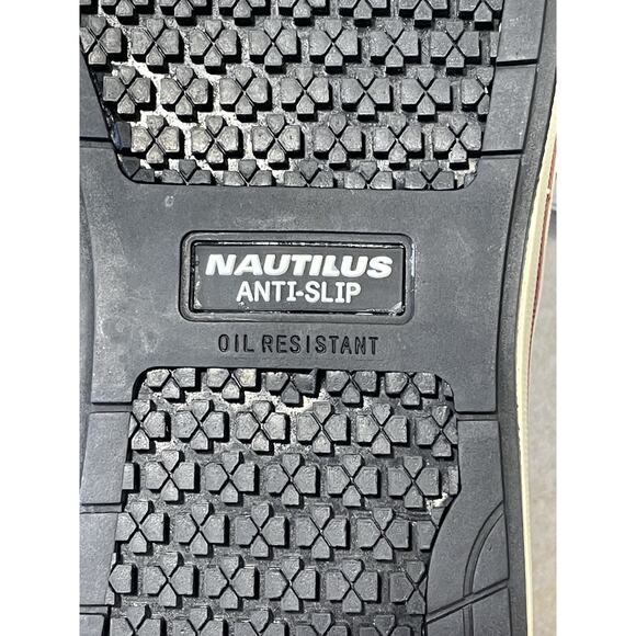New Nautilus Work Shoes Women’s 9.5 Westside Steel Toe Slip Resistant Blk Canvas - Picture 8 of 12